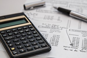 calculator and budgeting spreadsheet
